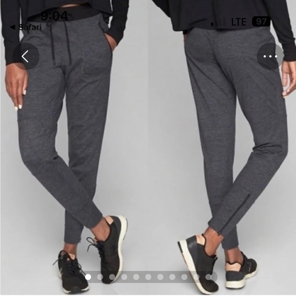 Athleta Pants - Athleta Flux Street charcoal grey joggers, size XS, athleisure